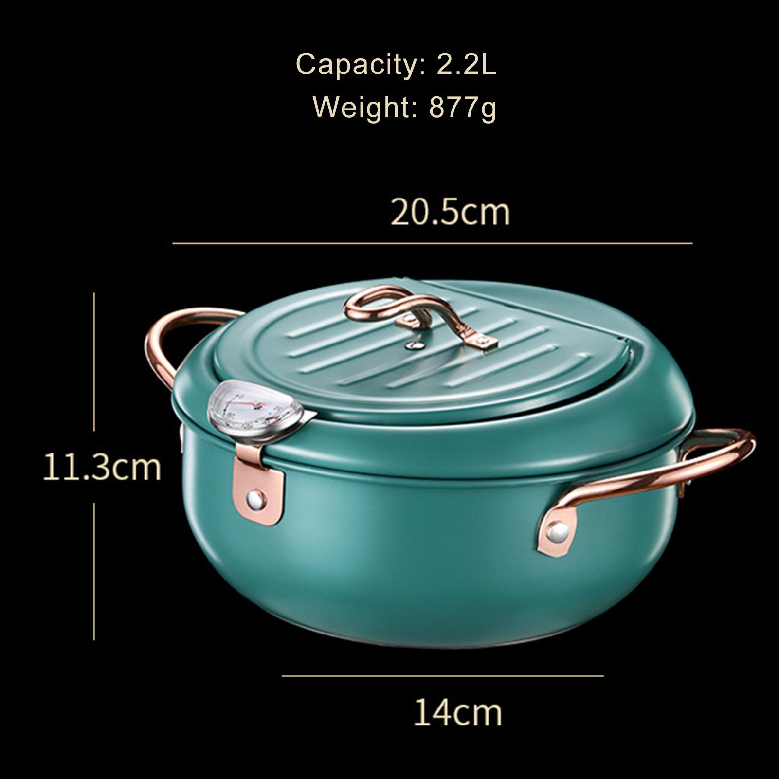 Фритюрница в японском стиле из нержавеющей стали с термометром и подставкой для слива масла
Фритюрница в японском стиле из нержавеющей стали с термометром и подставкой для слива масла