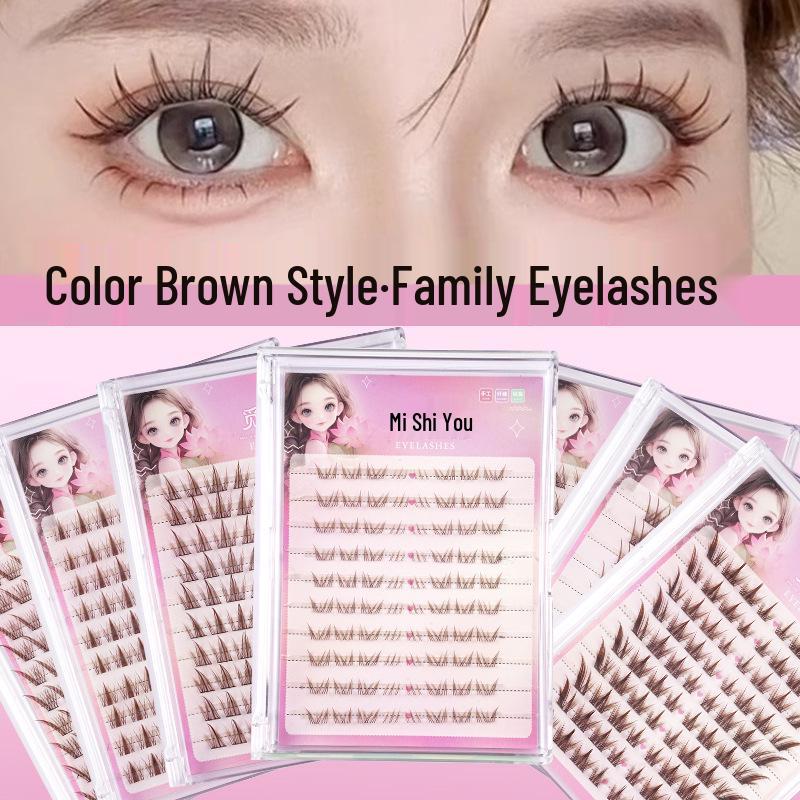 Brown Sunflower Nine-Tailed Rabbit Cartoon False Eyelashes - Natural, Colored, Segmented
Brown Sunflower Nine-Tailed Rabbit Cartoon False Eyelashes - Natural, Colored, Segmented