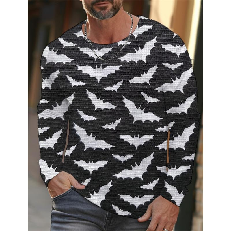 2024 Осень и зима Мужская футболка с длинным рукавом на Хэллоуин с 3D-принтом и кровавым принтом Мужская уличная одежда с круглым вырезом и длинным рукавом 6XL
2024 Осень и зима Мужская футболка с длинным рукавом на Хэллоуин с 3D-принтом и кровавым принтом Мужская уличная одежда с круглым вырезом и длинным рукавом 6XL