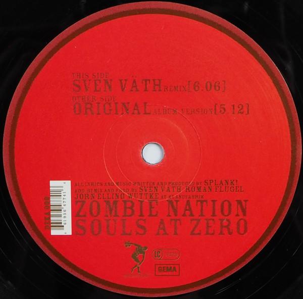 12inch Record ZOMBIE NATION - Souls At Zero DEKA009 Dekathlon Recor 2003 Germany Dance & Electronica Used
12inch Record ZOMBIE NATION - Souls At Zero DEKA009 Dekathlon Recor 2003 Germany Dance & Electronica Used