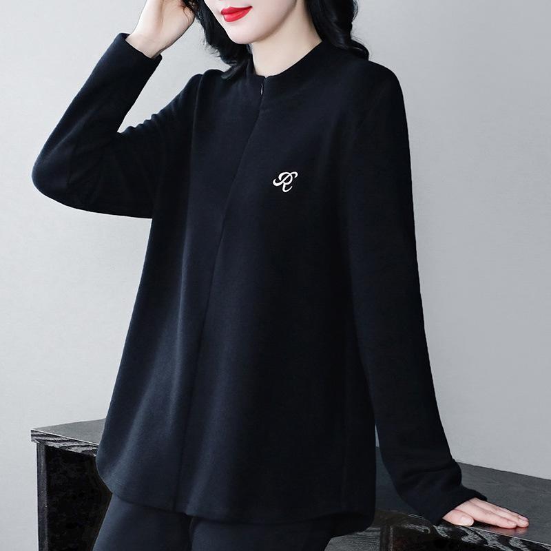 Women s Plus Size Embroidered Long Sleeve Slimming T-Shirt - Autumn/Winter Warm Base Layer XL (120-140 jin)
Women s Plus Size Embroidered Long Sleeve Slimming T-Shirt - Autumn/Winter Warm Base Layer XL (120-140 jin)