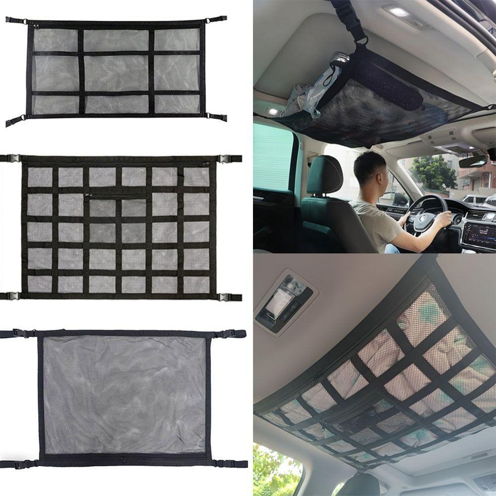 Pocket Car Roof Bag Campervan Auto Mesh Storage Bag Car Ceiling Storage Net Car Roof Cargo Net Mesh 1
Pocket Car Roof Bag Campervan Auto Mesh Storage Bag Car Ceiling Storage Net Car Roof Cargo Net Mesh 1