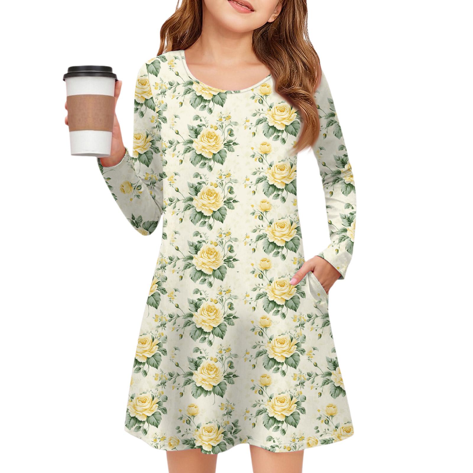 Платье с длинным рукавом для девочек - Платье с цветными карманами 120 шафрановый
Платье с длинным рукавом для девочек - Платье с цветными карманами 120 шафрановый