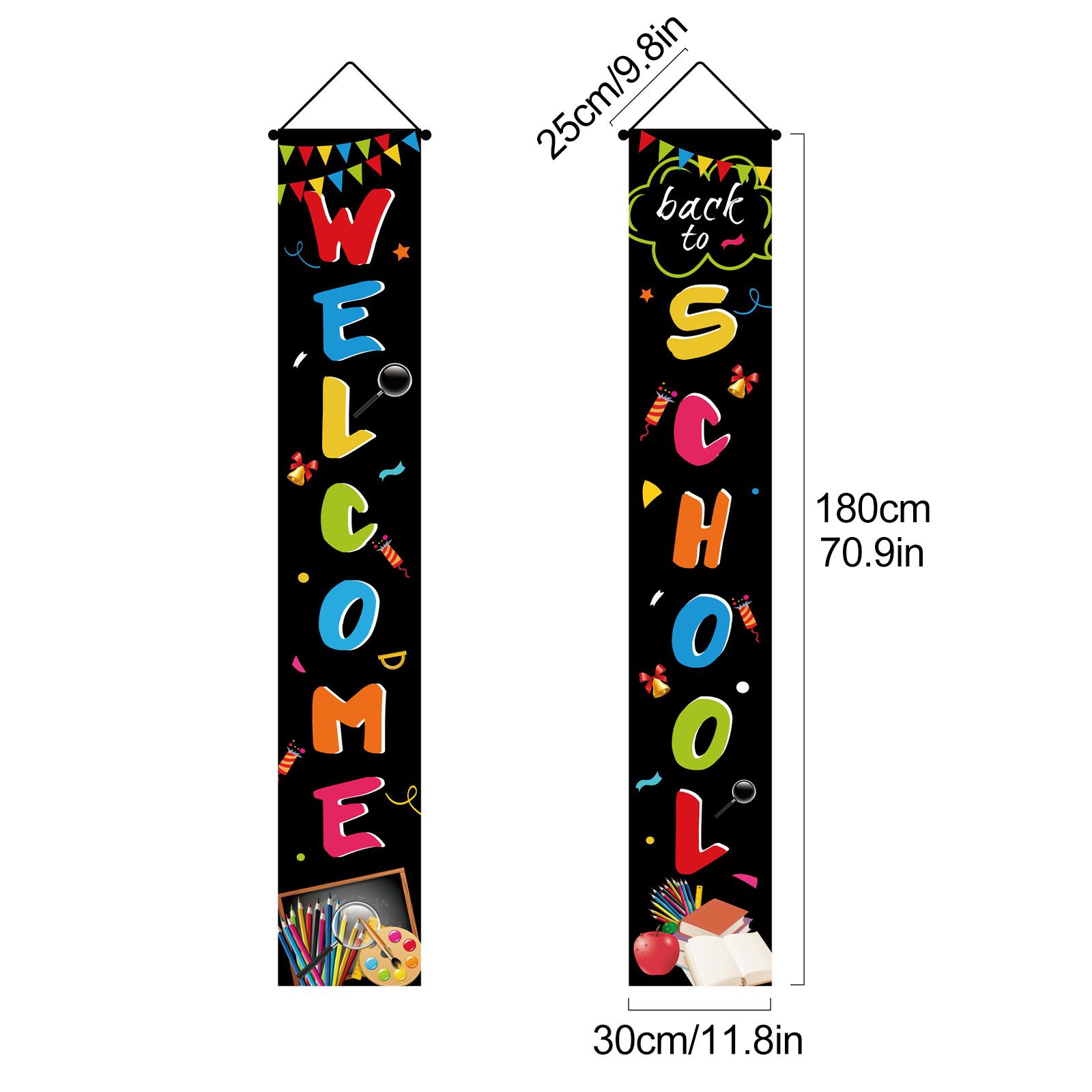 Подвесной баннер «С возвращением в школу», вывеска для крыльца для украшения класса в помещении и на улице, 11,81 X 70,87 дюйма
Подвесной баннер «С возвращением в школу», вывеска для крыльца для украшения класса в помещении и на улице, 11,81 X 70,87 дюйма