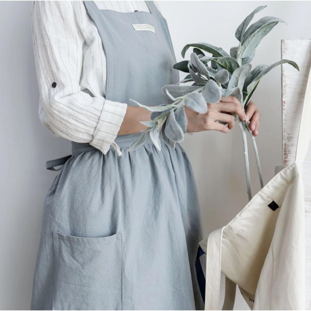 Homlly Cross Back Japanese Style Cotton Apron(x2pcs) x2pcs світло-синій колір
Homlly Cross Back Japanese Style Cotton Apron(x2pcs) x2pcs світло-синій колір