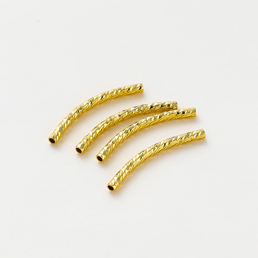 20pcs/lot 14K 18K Gold Plated 20-35mm Fancy Curve Tube Beads Loose Spacer Necklace Beads For DIY Jewelry Making Wholesale 1.5 x 20mm
20pcs/lot 14K 18K Gold Plated 20-35mm Fancy Curve Tube Beads Loose Spacer Necklace Beads For DIY Jewelry Making Wholesale 1.5 x 20mm