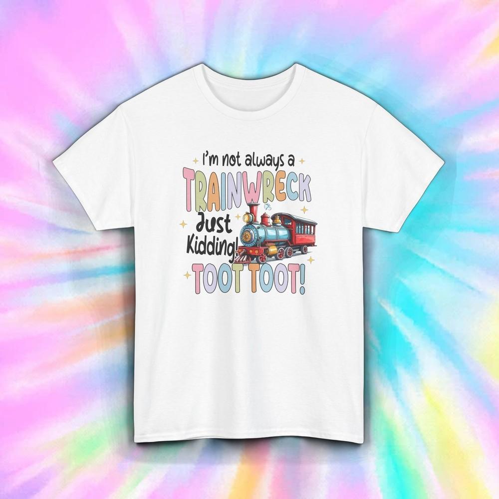 Funny Trainwreck Just Kidding Toot Toot Colorful Retro Tee Shirt S-5XL M
Funny Trainwreck Just Kidding Toot Toot Colorful Retro Tee Shirt S-5XL M