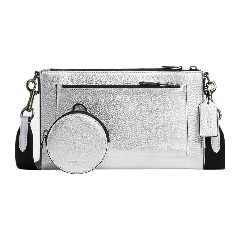 COACH crossbody bag Holden 25 simple solid color zipper closure pebbled leather and calfskin mother-in-law single shoulder medium size women s silver срібний
COACH crossbody bag Holden 25 simple solid color zipper closure pebbled leather and calfskin mother-in-law single shoulder medium size women s silver срібний