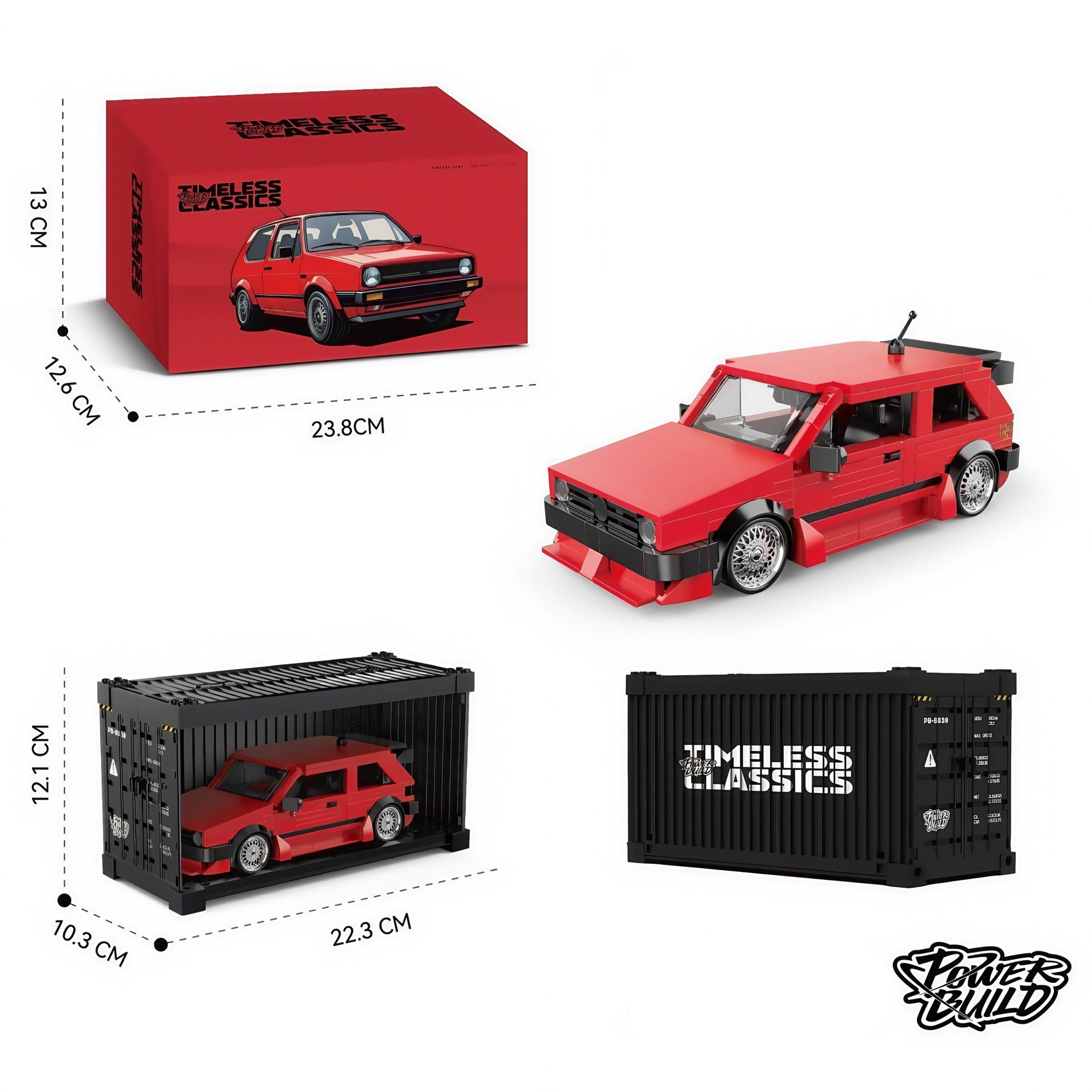 Pinbo Red Pickup Racing Building Blocks, DIY Car Model Kit, ABS Plastic, Suitable for Birthday Gifts, Comes with Storage Box
Pinbo Red Pickup Racing Building Blocks, DIY Car Model Kit, ABS Plastic, Suitable for Birthday Gifts, Comes with Storage Box