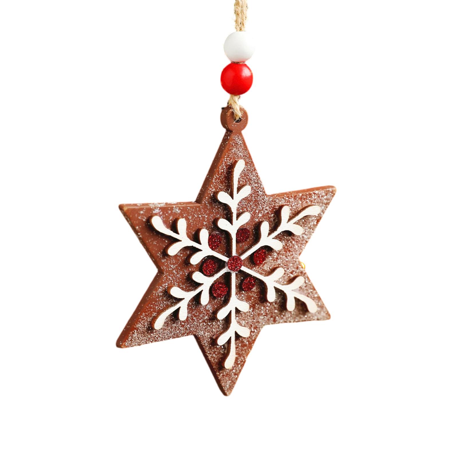 Wooden Gingerbread Pendants, Christmas Tree Decoration Pendants, Snowflake Pendants, Atmosphere Decoration Items One Size
Wooden Gingerbread Pendants, Christmas Tree Decoration Pendants, Snowflake Pendants, Atmosphere Decoration Items One Size