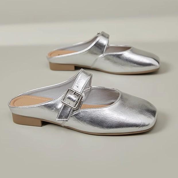 Baotou half slippers women s outer wear 2025 summer new silver French gentle soft sole Mary Jane shoes single shoes Muller shoes 35 бежевый
Baotou half slippers women s outer wear 2025 summer new silver French gentle soft sole Mary Jane shoes single shoes Muller shoes 35 бежевый