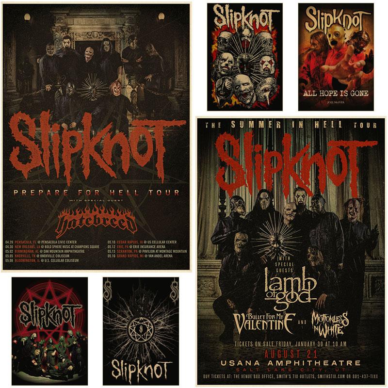 Тяжелый металл рок-группа Slipknot плакат ретро крафт-бумага плакат наклейки на стену Гостиная Бар Кафе декоративная живопись домашний декор
Тяжелый металл рок-группа Slipknot плакат ретро крафт-бумага плакат наклейки на стену Гостиная Бар Кафе декоративная живопись домашний декор