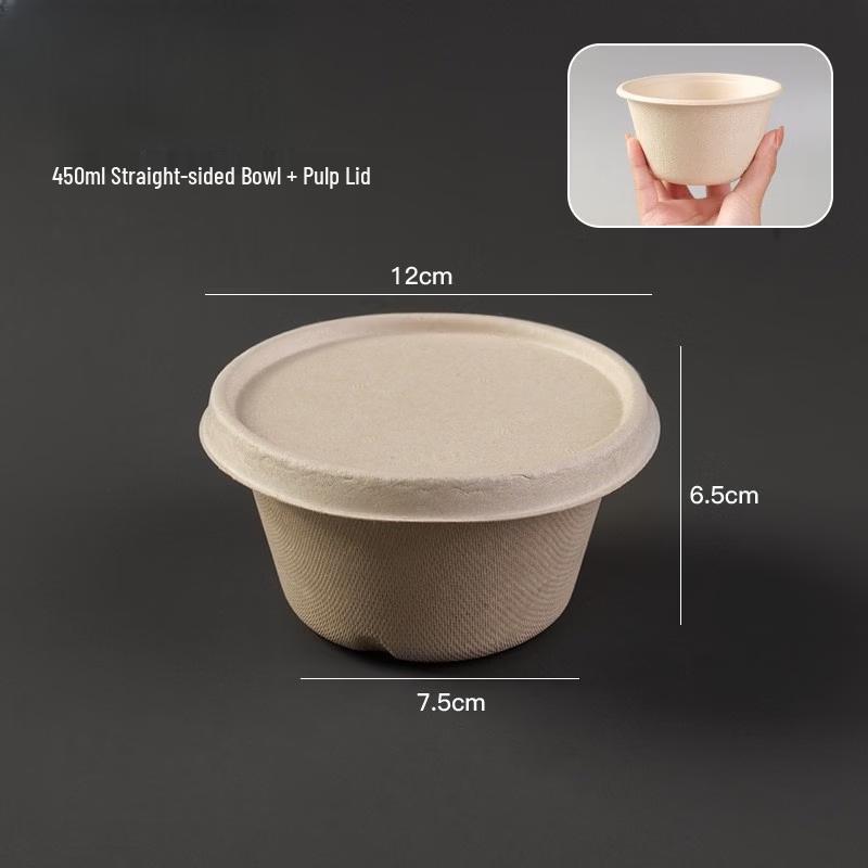 450ml Disposable Pulp Bowls with Paper Lids
450ml Disposable Pulp Bowls with Paper Lids