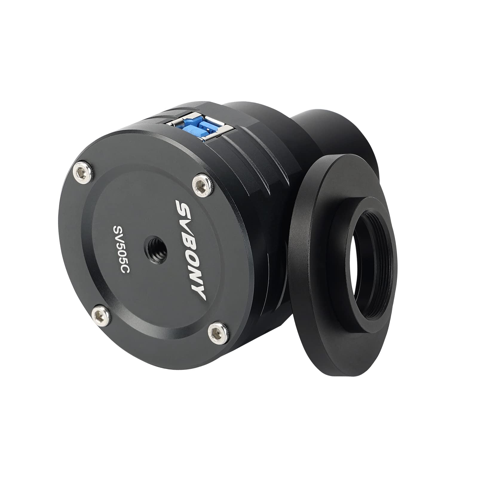 SVBONY SV505C Astronomical Camera Color CMOS Camera IMX464 1.25 inch Planetary Camera Guide Camera ST4 Guide USB3.0 AR Coating with T2C-CS Adapter
SVBONY SV505C Astronomical Camera Color CMOS Camera IMX464 1.25 inch Planetary Camera Guide Camera ST4 Guide USB3.0 AR Coating with T2C-CS Adapter