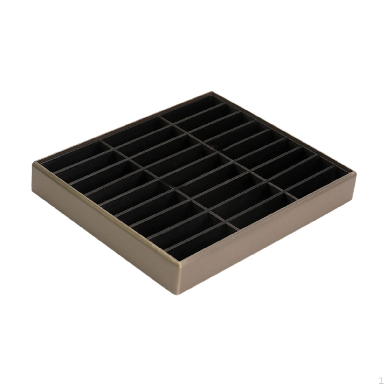 Jewelry Organizer Tray Bangle Bracelet Holder Countertop Elegant Decorative Showcase 27 Grids
Jewelry Organizer Tray Bangle Bracelet Holder Countertop Elegant Decorative Showcase 27 Grids