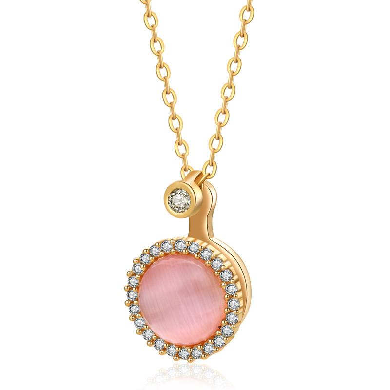 Титан Стильное Простое Стальное Колье-Чокер С Великолепным Подвесом из Камня «Кошачий Глаз» Romantic Pink
Титан Стильное Простое Стальное Колье-Чокер С Великолепным Подвесом из Камня «Кошачий Глаз» Romantic Pink