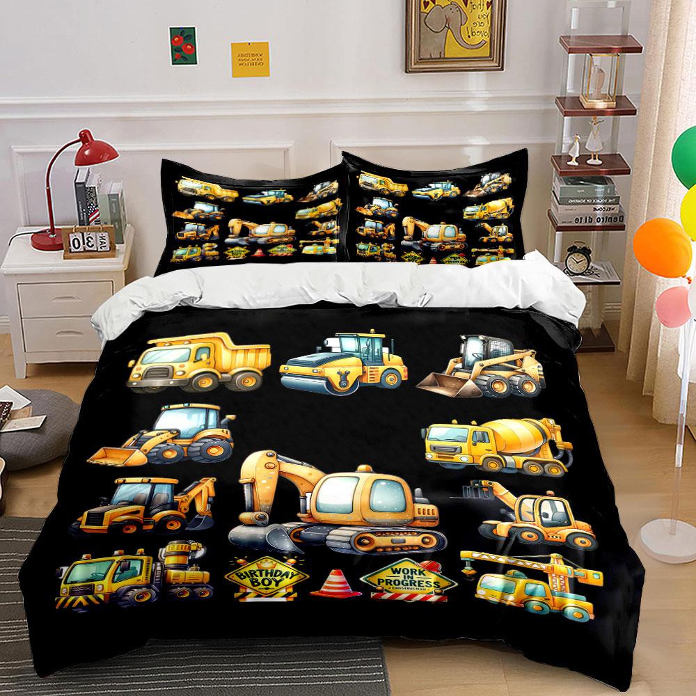 Construction vehicles and signs. Bedding sets Duvet cover sets Duvet covers Pillowcases(1 * Duvet Cover 2 * Pillowcases, without duvet insert) 135x200cm
Construction vehicles and signs. Bedding sets Duvet cover sets Duvet covers Pillowcases(1 * Duvet Cover 2 * Pillowcases, without duvet insert) 135x200cm