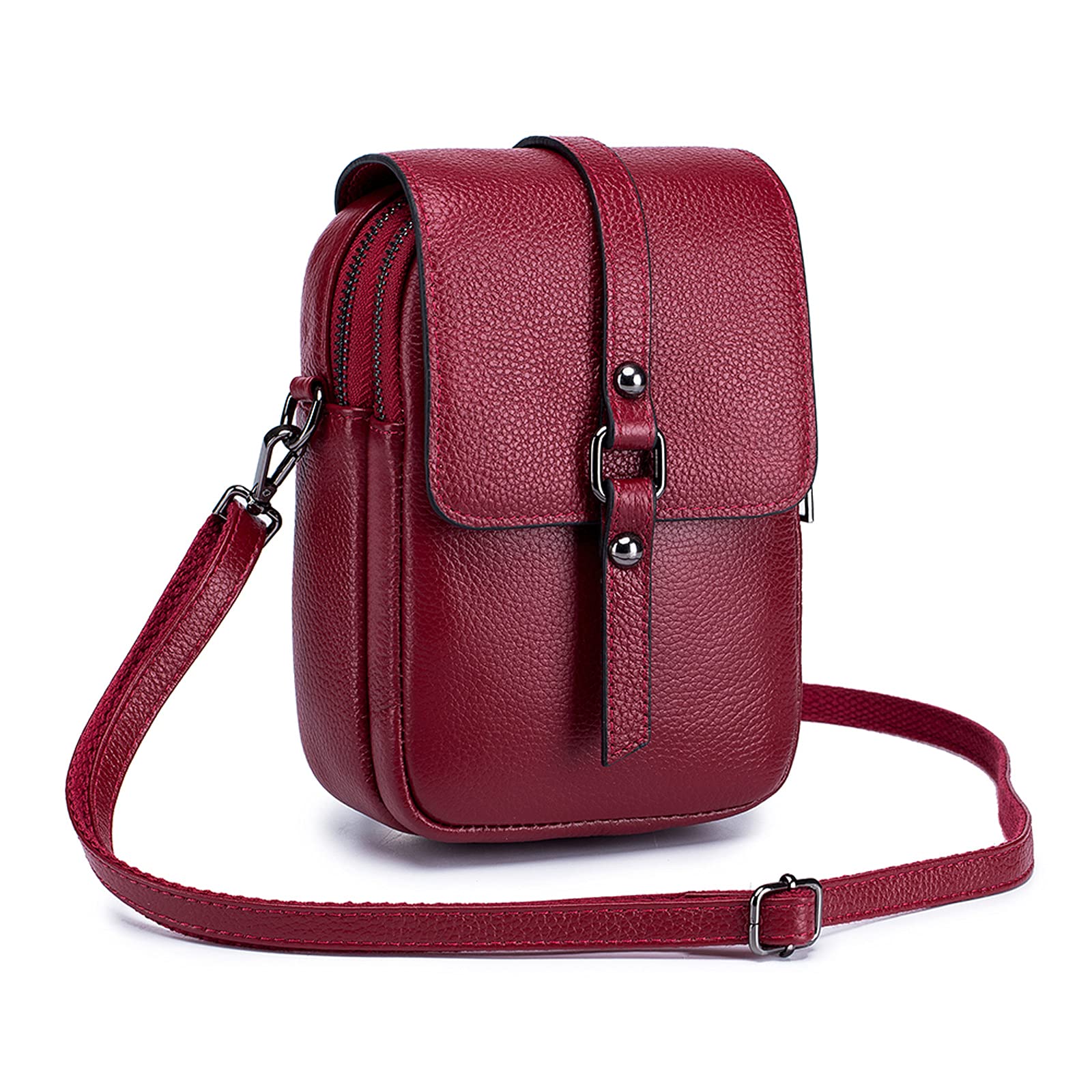 FANDARE Women s Genuine Leather Shoulder Bag with Earphone Hole, Holds 6.5-inch Smartphones, Dual-Layer Design, Crossbody or One-Shoulder, Simple,
FANDARE Women s Genuine Leather Shoulder Bag with Earphone Hole, Holds 6.5-inch Smartphones, Dual-Layer Design, Crossbody or One-Shoulder, Simple,