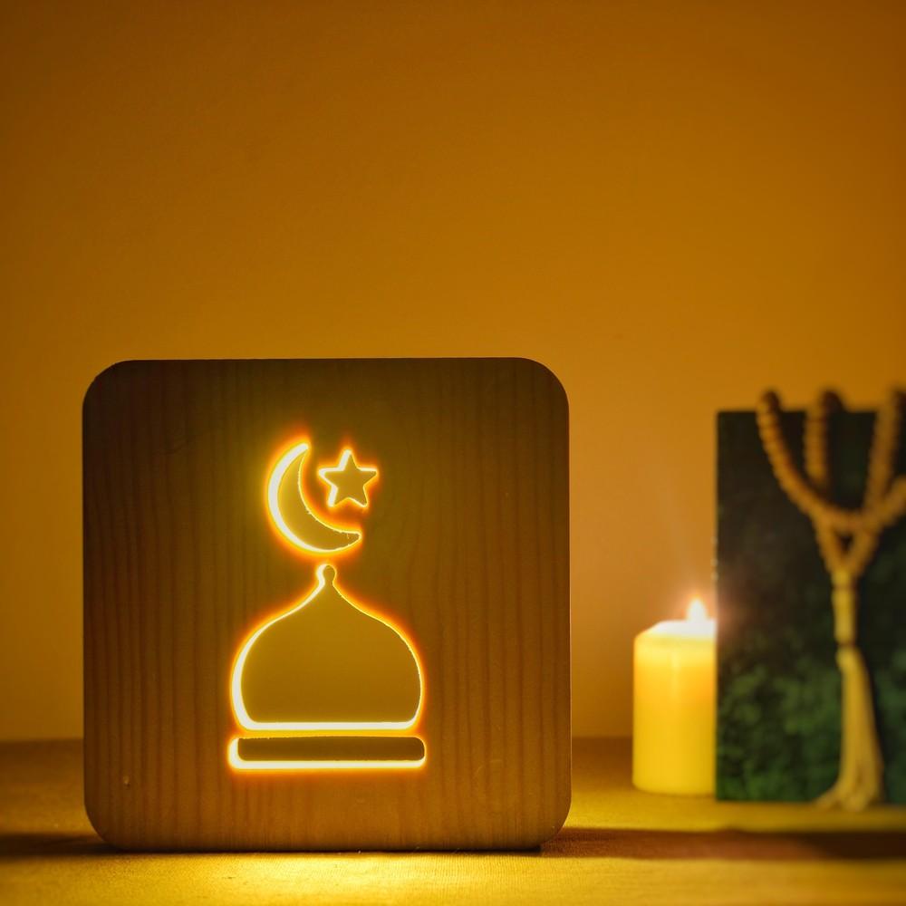 Starmood 3D 3D Wood Moon-Star Dome Led Table Top Night 
Starmood 3D 3D Wood Moon-Star Dome Led Table Top Night