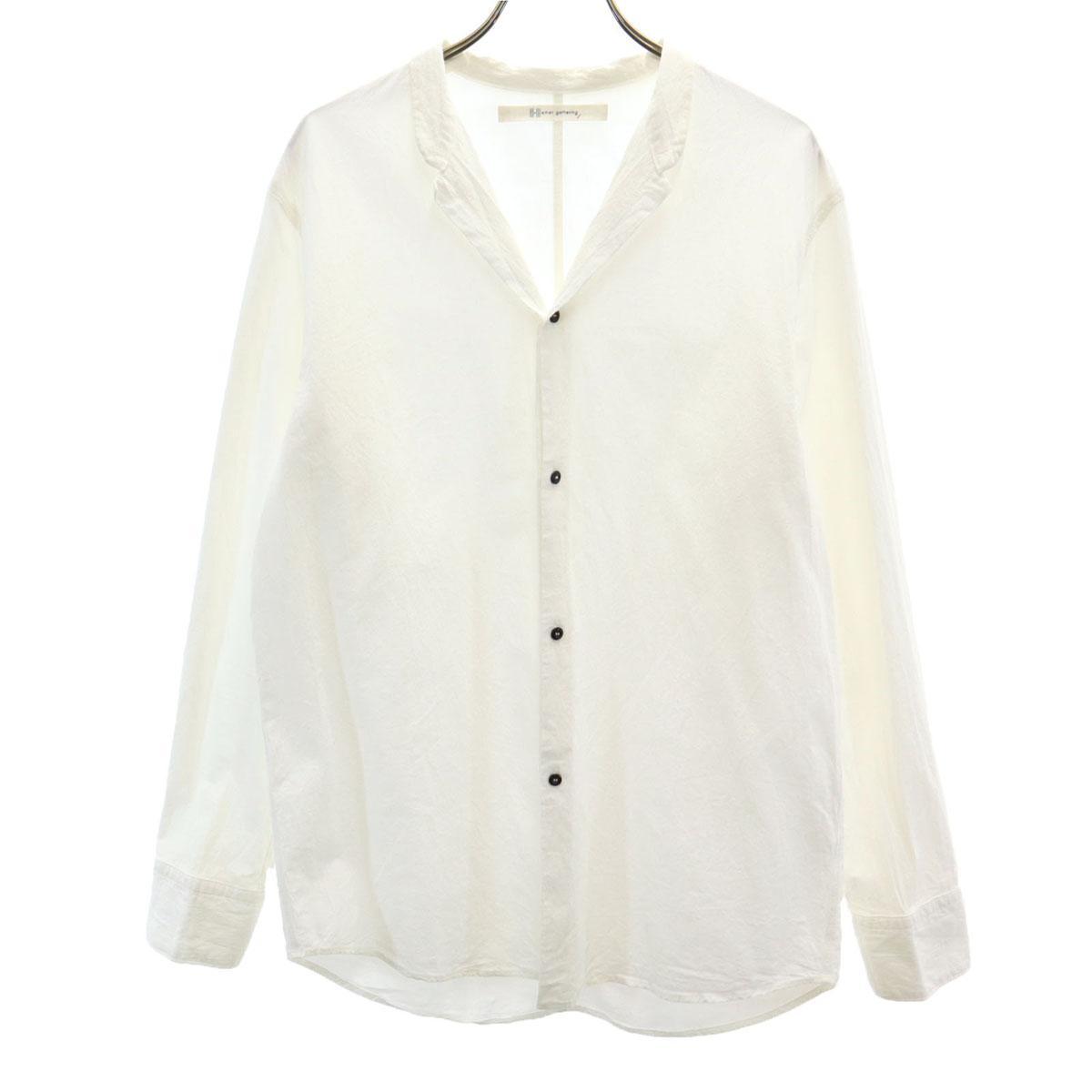 Honor gathering made in Japan Long sleeve Product Washing Open collar shirt Men s Used
Honor gathering made in Japan Long sleeve Product Washing Open collar shirt Men s Used