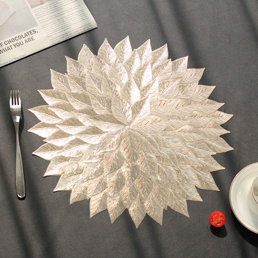 Waterproof Chiba Flower Placemat Oil-proof Table Mats New Anti Slip Placemats Rose Gold
Waterproof Chiba Flower Placemat Oil-proof Table Mats New Anti Slip Placemats Rose Gold