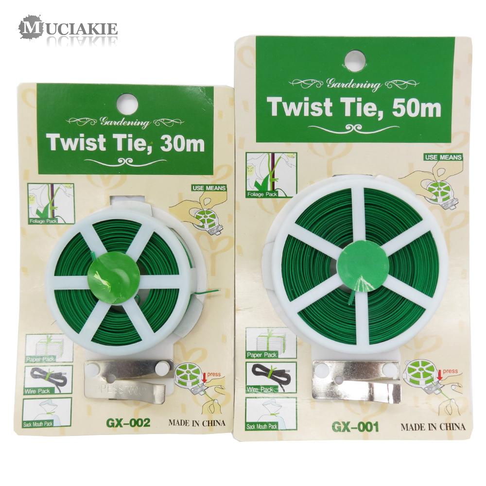30M/50M Plant Twist Tie with Cutter Sturdy Green Coated Wire for Gardening Home Office Reusable Wire Cable with Slicer
30M/50M Plant Twist Tie with Cutter Sturdy Green Coated Wire for Gardening Home Office Reusable Wire Cable with Slicer