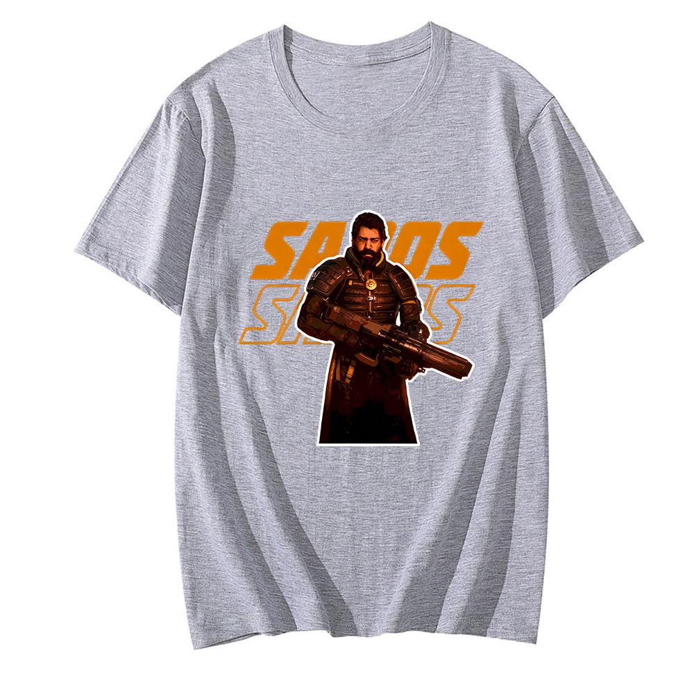 Saros Game T-Shirt 100%cotton Comfortable O-neck T-shirts Graphic Printing Summer Casual Camisetas Women/men Short Sleeve Tees XS сірий колір
Saros Game T-Shirt 100%cotton Comfortable O-neck T-shirts Graphic Printing Summer Casual Camisetas Women/men Short Sleeve Tees XS сірий колір
