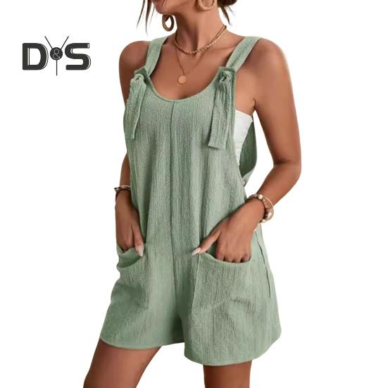Женский комбинезон без рукавов, летний повседневный короткий комбинезон, свободный хлопковый комбинезон с карманами, пляжная одежда для путешествий, отпуска M светло-зеленый
Женский комбинезон без рукавов, летний повседневный короткий комбинезон, свободный хлопковый комбинезон с карманами, пляжная одежда для путешествий, отпуска M светло-зеленый