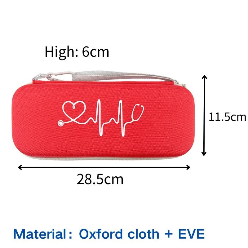 Portable Empty Non-woven Emergency Bag Multifunctional Stethoscope EVA Storage Bag Home Square Hard Shell MMedical Storage Box червоний
Portable Empty Non-woven Emergency Bag Multifunctional Stethoscope EVA Storage Bag Home Square Hard Shell MMedical Storage Box червоний