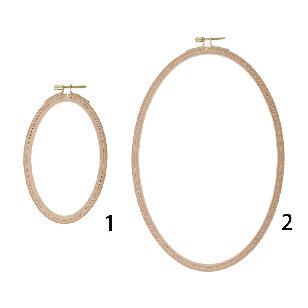 Multipurpose Embroidery Hoop Art Wooden Oval Frame for Sewing Accessories and Cross Stitch Needle Craft 16cm 13.7cm
Multipurpose Embroidery Hoop Art Wooden Oval Frame for Sewing Accessories and Cross Stitch Needle Craft 16cm 13.7cm