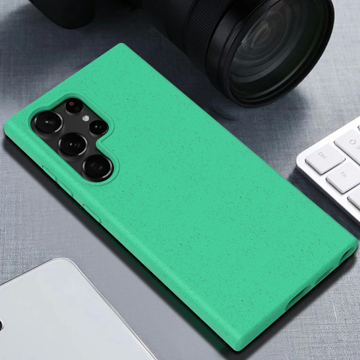 For Samsung Galaxy S25 Ultra Case Biodegradable Wheat Straw+TPU Matte Phone Cover Green
For Samsung Galaxy S25 Ultra Case Biodegradable Wheat Straw+TPU Matte Phone Cover Green