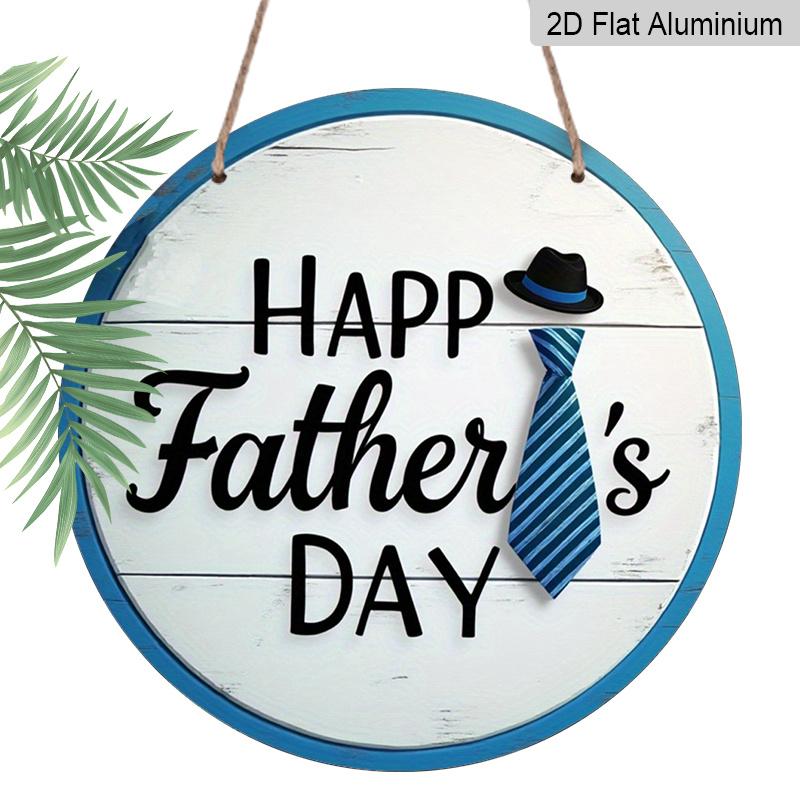 2D Flat 1pc, 8x8 in, Happy Father s Day circular aluminum metal sign, suitable for terraces, porches, garages, homes, cafes, men s caves, shops 1pc
2D Flat 1pc, 8x8 in, Happy Father s Day circular aluminum metal sign, suitable for terraces, porches, garages, homes, cafes, men s caves, shops 1pc