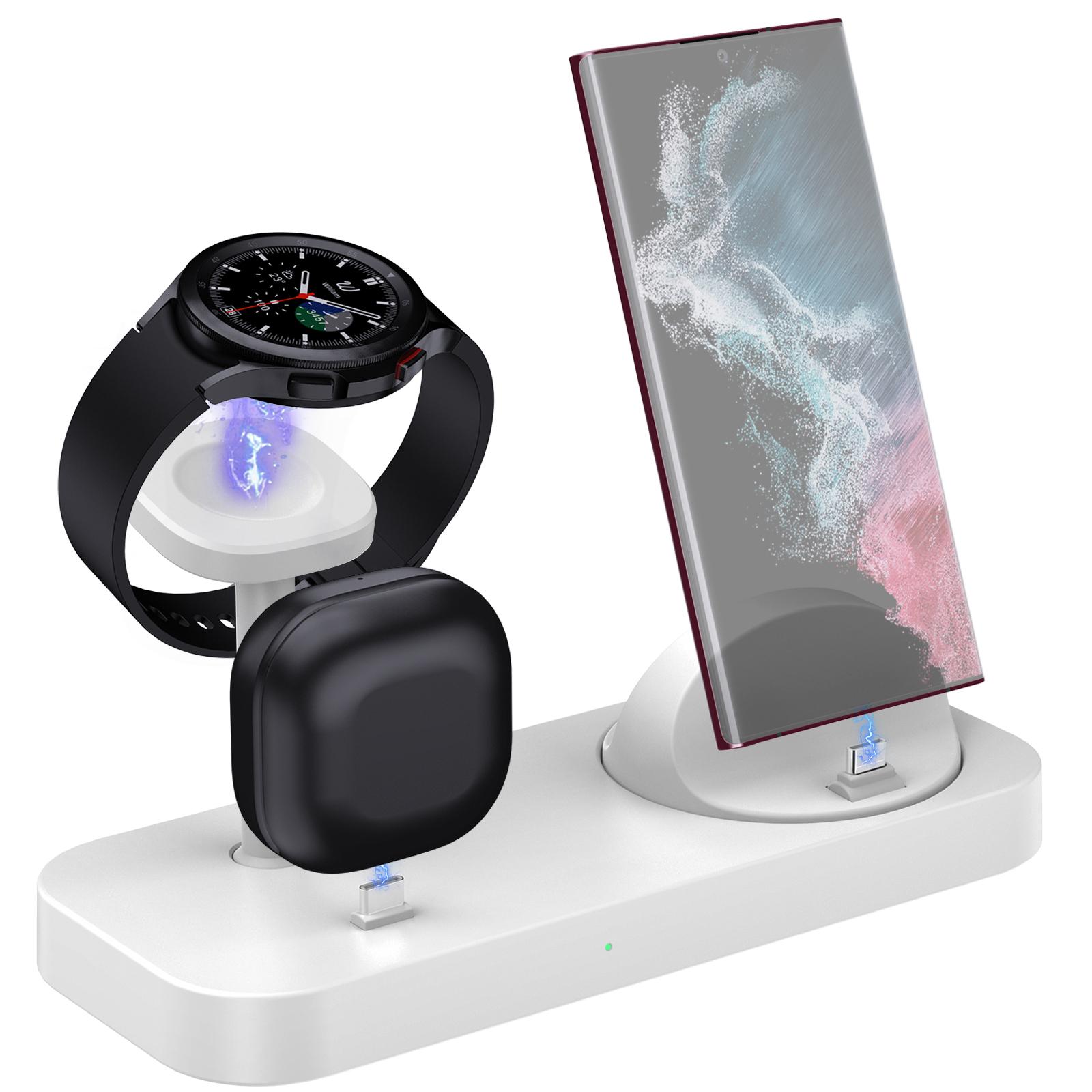 B25 For Samsung Watch Wireless Charger Phone Earphone Direct Charge Stand White
B25 For Samsung Watch Wireless Charger Phone Earphone Direct Charge Stand White