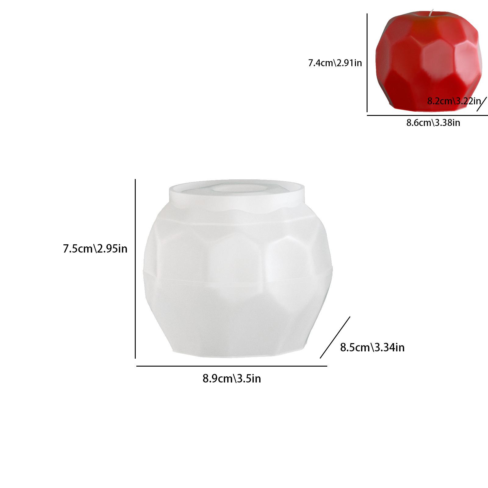 DIY Diamond-Cut Pear & Apple Scented Candle Silicone Mold Aromatherapy Plaster Fruit Resin Casting Mold
DIY Diamond-Cut Pear & Apple Scented Candle Silicone Mold Aromatherapy Plaster Fruit Resin Casting Mold