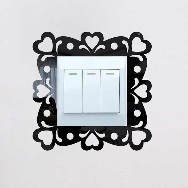 Acrylic Flower Switch Sticker Single Light Surround Socket Finger Plate Panel Cover Home Hot Office Home Decoration Wall Sticker 8pcs чорний
Acrylic Flower Switch Sticker Single Light Surround Socket Finger Plate Panel Cover Home Hot Office Home Decoration Wall Sticker 8pcs чорний