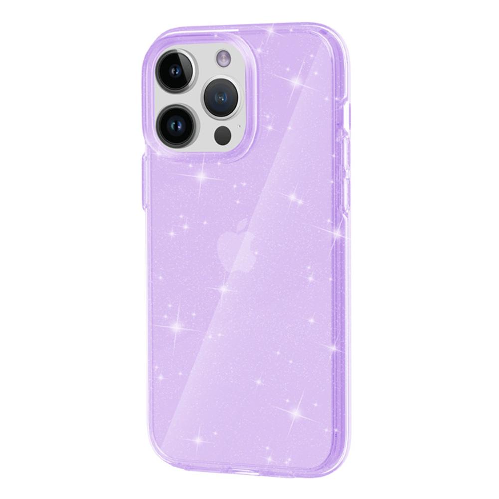 For iPhone 13 Pro Clear Sparkly Powder Glitter Shiny Soft TPU+Hard PC Back Cover Transparent Purple
For iPhone 13 Pro Clear Sparkly Powder Glitter Shiny Soft TPU+Hard PC Back Cover Transparent Purple