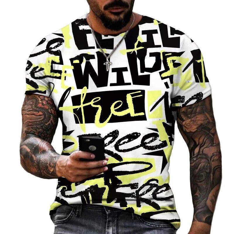 Summer Men T-Shirt EU Street Fashion Casual T-shirt 3D Printing T-Shirt Retro Polyester Fabric High Elasticity Comfort Fat Size
Summer Men T-Shirt EU Street Fashion Casual T-shirt 3D Printing T-Shirt Retro Polyester Fabric High Elasticity Comfort Fat Size