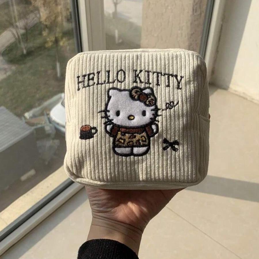 Kitty Embroidered Corduroy Cosmetic Bag for Menstrual Pads & Sundries грязно-белый
Kitty Embroidered Corduroy Cosmetic Bag for Menstrual Pads & Sundries грязно-белый