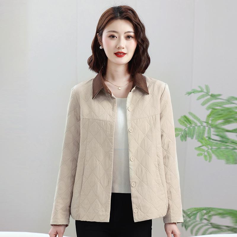 2026 Stylish Lapel Diamond Pattern Jacket for Middle-aged and Elderly Women 4XL (133-143 jin) брудно-білий
2026 Stylish Lapel Diamond Pattern Jacket for Middle-aged and Elderly Women 4XL (133-143 jin) брудно-білий
