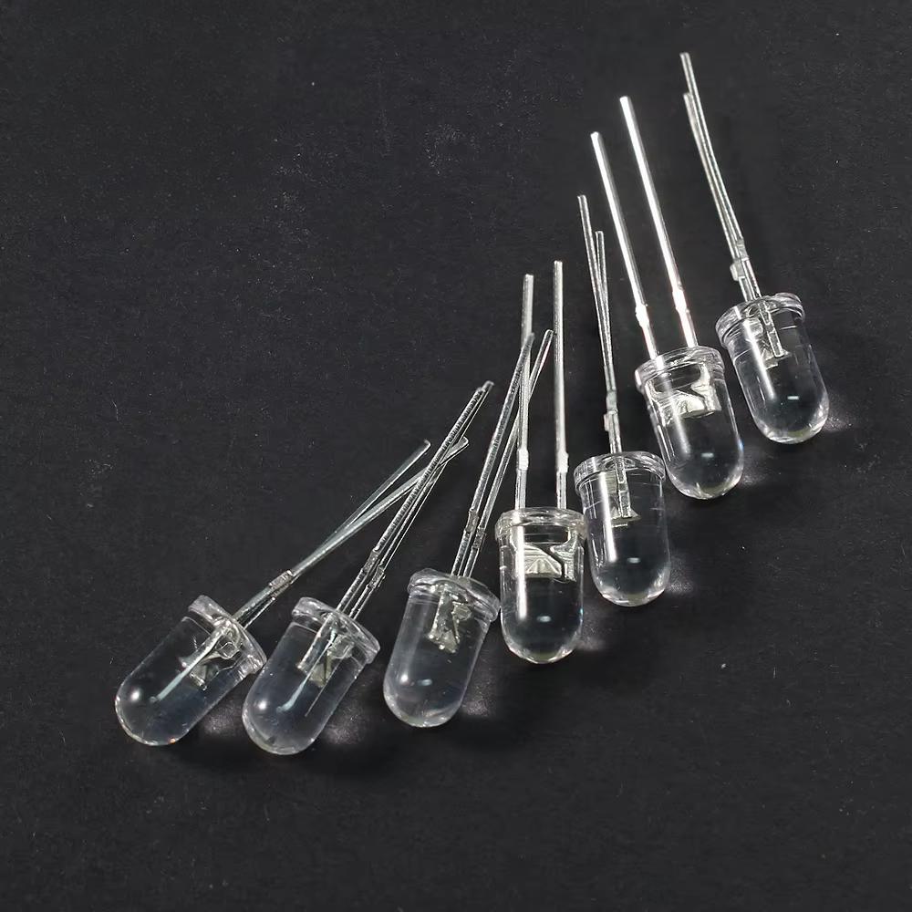 Transparent LED Diode 50pcs 100pcs 5MM Super Bright White Orange Red Yellow Blue Green Light LED Bulbs Emitting Diodes Kit
Transparent LED Diode 50pcs 100pcs 5MM Super Bright White Orange Red Yellow Blue Green Light LED Bulbs Emitting Diodes Kit