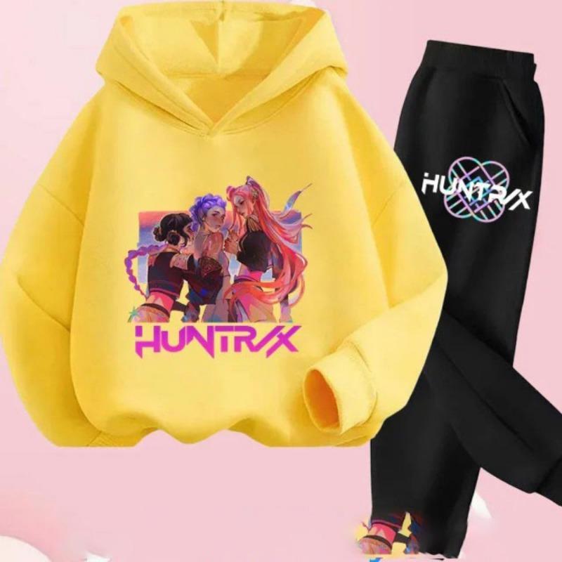 Movie New Kid K-Pop Demon Hunters Hooded Suit Toddler Girl Clothes Hoodie Set Girls Fashion Casual Sweatshirt 160
Movie New Kid K-Pop Demon Hunters Hooded Suit Toddler Girl Clothes Hoodie Set Girls Fashion Casual Sweatshirt 160