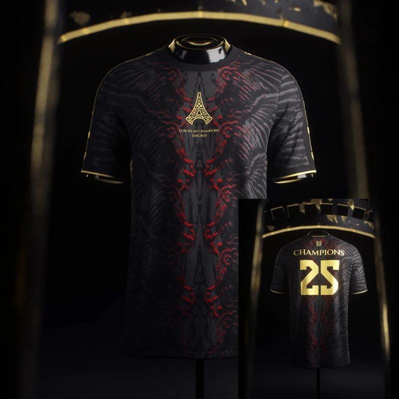 2026 Men s PSG Special Short Sleeve Football Training T-Shirt Paris European Champions Jersey T-Shirts Men s Women s Sports Top 4XL
2026 Men s PSG Special Short Sleeve Football Training T-Shirt Paris European Champions Jersey T-Shirts Men s Women s Sports Top 4XL