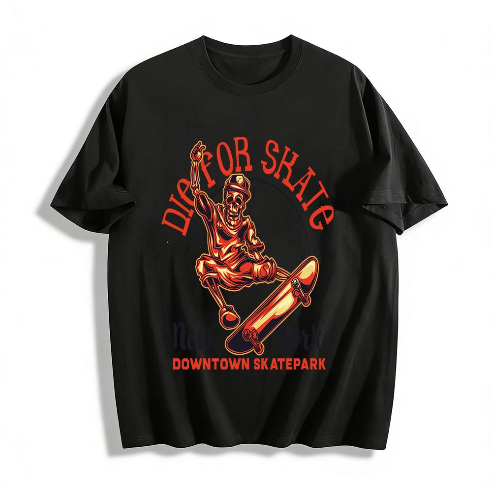 New York Downtown Skatepark Skull Skate Graphic Tee Pure cotton T-shirt 6XL
New York Downtown Skatepark Skull Skate Graphic Tee Pure cotton T-shirt 6XL
