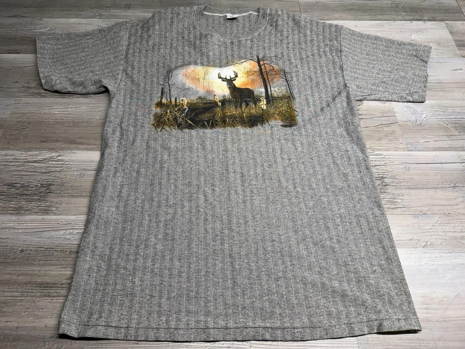 Vintage Deer Wildlife Shirt Mens 2XL Gray Nature Buck Graphic Tee USA Made 90s M
Vintage Deer Wildlife Shirt Mens 2XL Gray Nature Buck Graphic Tee USA Made 90s M