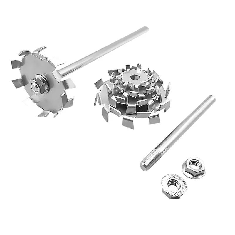 1set (disk with Rod) Lab Stainless Steel Dispersion Plate, Tooth Type SUS304 Round Stirring Disk Laboratory Equipment 3cm disk with rod
1set (disk with Rod) Lab Stainless Steel Dispersion Plate, Tooth Type SUS304 Round Stirring Disk Laboratory Equipment 3cm disk with rod
