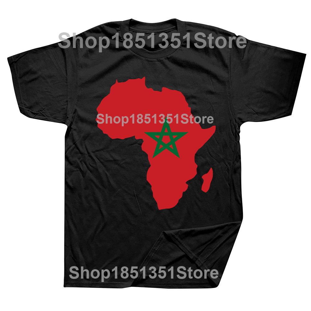 Funny Morocco Moroccan Flag Africa Map T Shirts Summer Cotton Streetwear Short Sleeve Birthday Gifts Tshirt Mens Clothing 4XL
Funny Morocco Moroccan Flag Africa Map T Shirts Summer Cotton Streetwear Short Sleeve Birthday Gifts Tshirt Mens Clothing 4XL