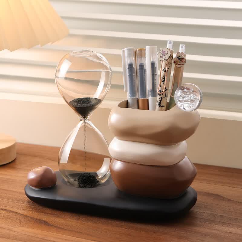 Fortune Wheel Hourglass Resin Pen Holder
Fortune Wheel Hourglass Resin Pen Holder