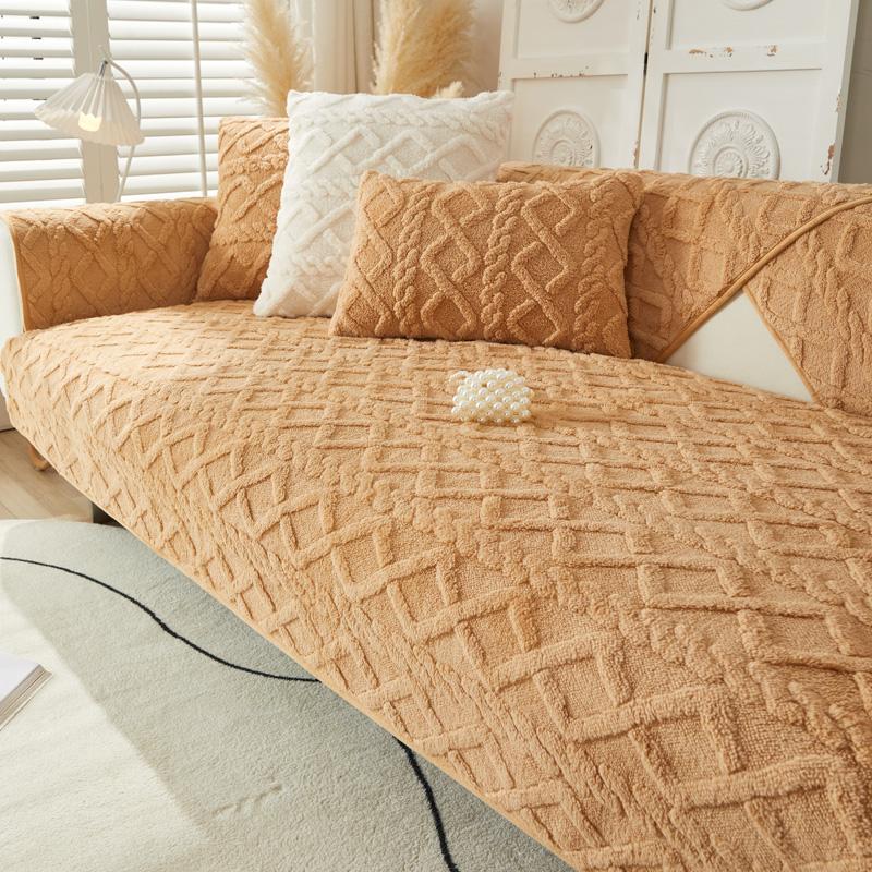 Утолщенный плюшевый чехол для дивана, простой однотонный чехол для мебели, нескользящие чехлы для диванов, популярное жаккардовое полотенце для дивана, декор для гостиной 70x150cm светло-коричневого
Утолщенный плюшевый чехол для дивана, простой однотонный чехол для мебели, нескользящие чехлы для диванов, популярное жаккардовое полотенце для дивана, декор для гостиной 70x150cm светло-коричневого