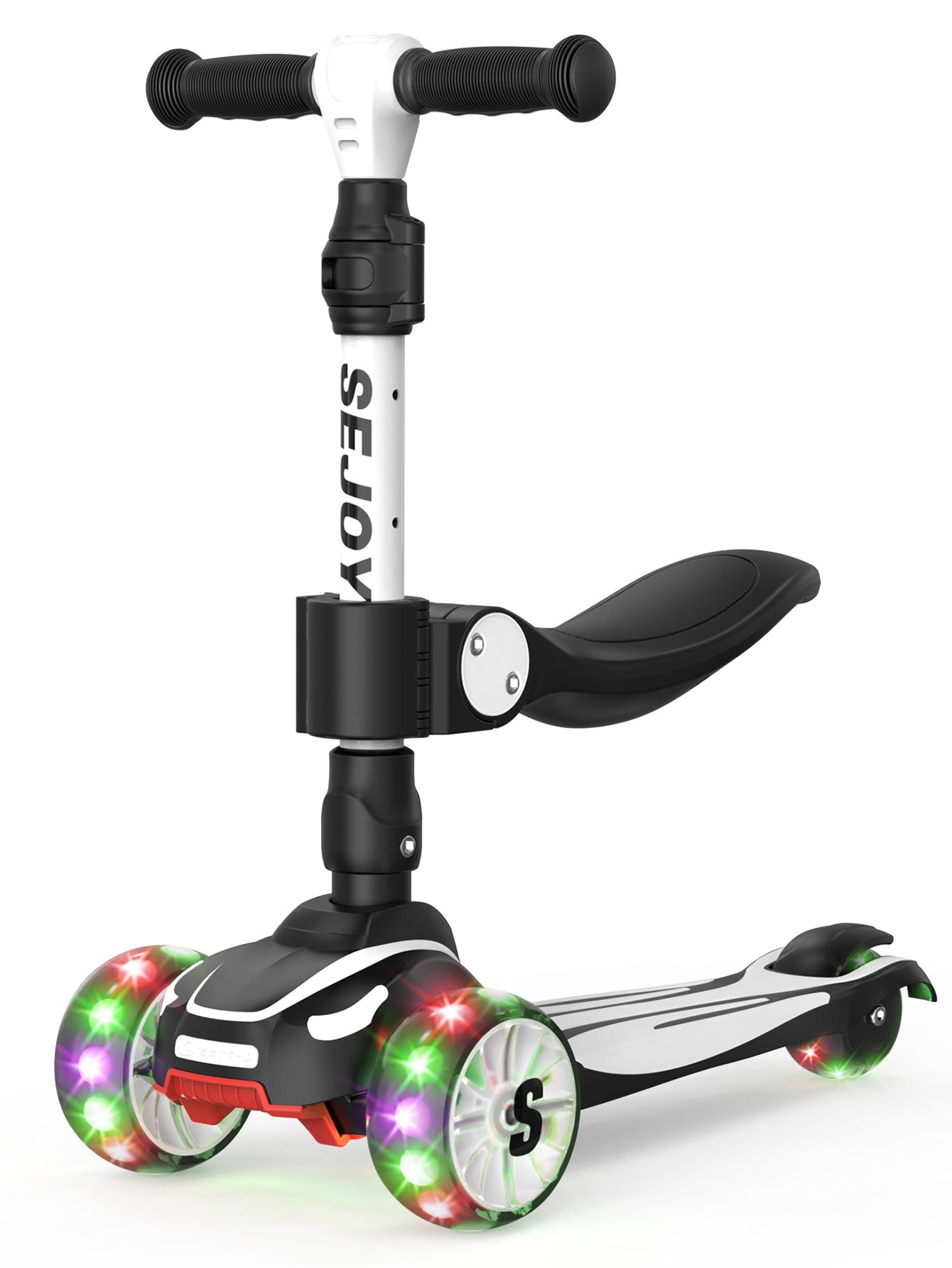 SEJOY Kick Scooter for Kids with 3 Light Up Wheels and Adjustable Height,Children s Foot Scooters,Baby Toys Gift
SEJOY Kick Scooter for Kids with 3 Light Up Wheels and Adjustable Height,Children s Foot Scooters,Baby Toys Gift
