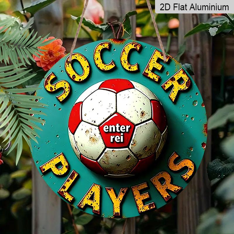 2D Flat Aluminum 7.87 Inch X 7.87 Inch Retro Football-style Wall Decoration, World Cup Themed. Suitable for Cafes, Living Rooms, Kitchens, Bars 1pc
2D Flat Aluminum 7.87 Inch X 7.87 Inch Retro Football-style Wall Decoration, World Cup Themed. Suitable for Cafes, Living Rooms, Kitchens, Bars 1pc